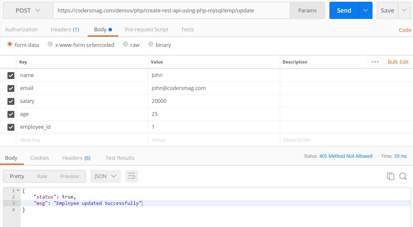 Create RESTful API using PHP and MySQL | Coders Mag